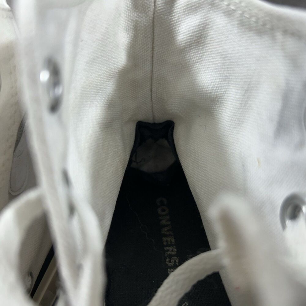 Converse All Star Hi Lift 171209C Women’s Size 7 White Platform Shoes Used - Picture 13 of 15